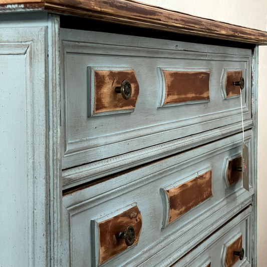 Cassettiera 7 cassetti in stile Shabby Chic